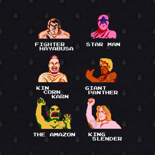 Pro Wrestling Fighters by allysontx